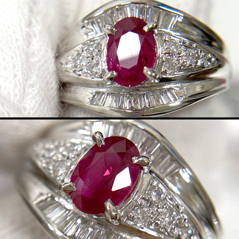 Pt900ルビー×ダイヤモンドリング 楽天市場】pt900 ルビー ダイヤモンドリング【ソーティング付】指輪