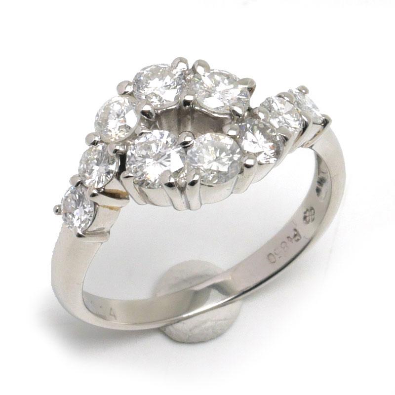 ジュエリーマキ Pt850ダイヤモンドリング 楽天市場】ジュエリーマキ【JEWELRY MAKI】PT850 ダイヤモンド