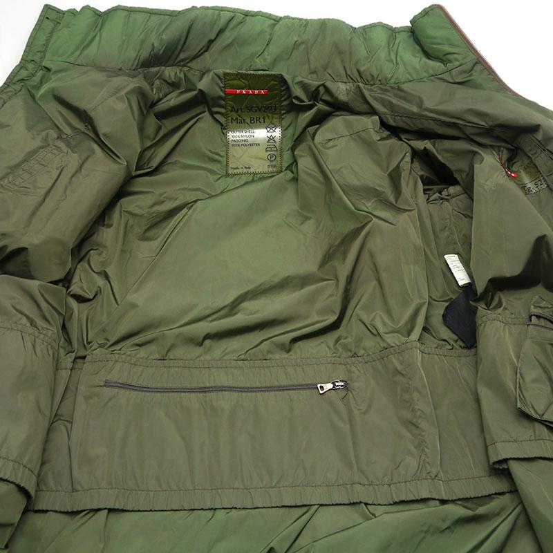PRADA（プラダ） ナイロンジャケット SGV293 カーキグリーン メンズ