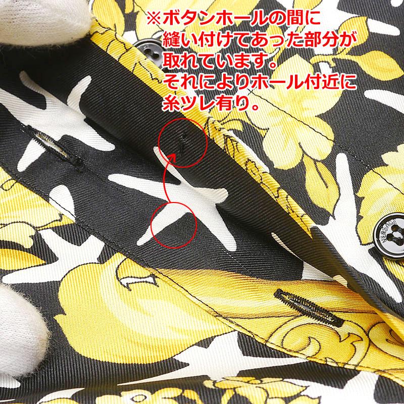 VERSACE（ヴェルサーチェ） シルクシャツ バロック柄 レディース