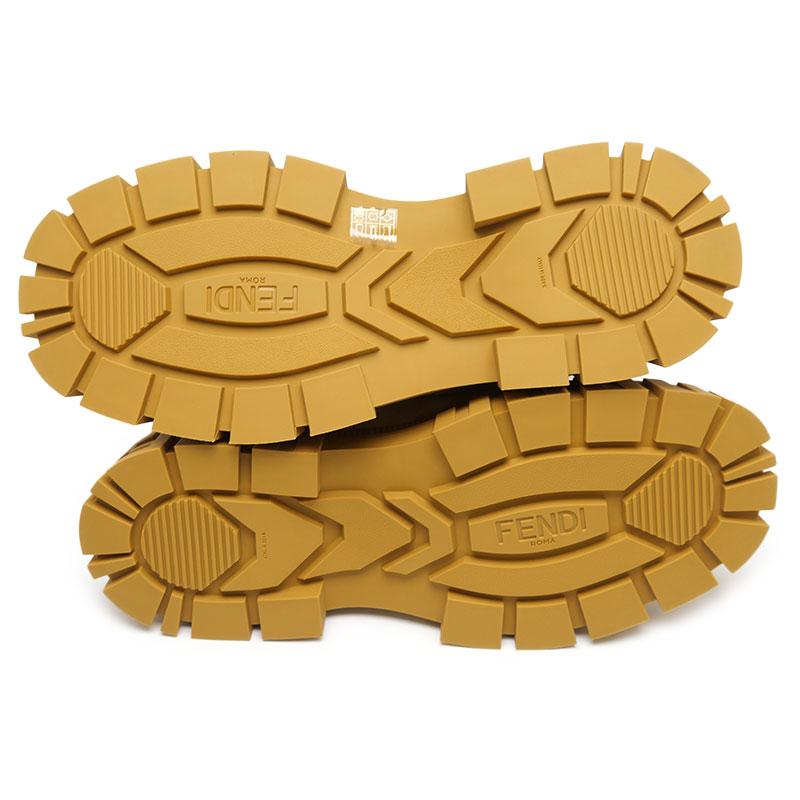 FENDI（フェンディ） スエードムートンブーツ サイズ8 イエロー系