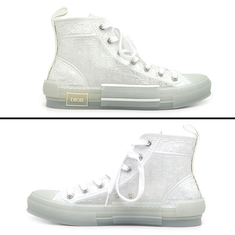 ディオール DIOR B23 ハイカットスニーカー クリア 透明 サイズ42 Christian Dior（クリスチャン・ディオール） ディオール DIOR B23