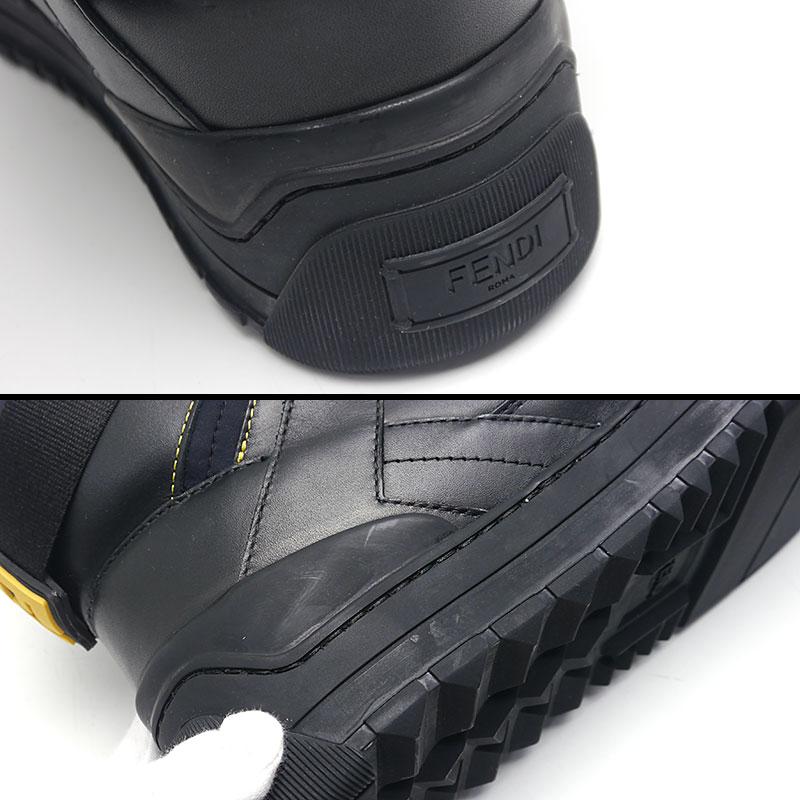 FENDI（フェンディ） ハイカットスニーカー ブラック サイズ8 : 質屋