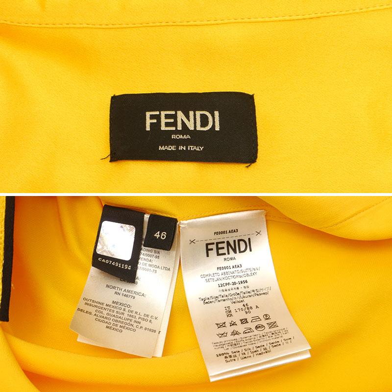 FENDI（フェンディ） パジャマ FE0001 サイズ46 イエロー・オレンジ系