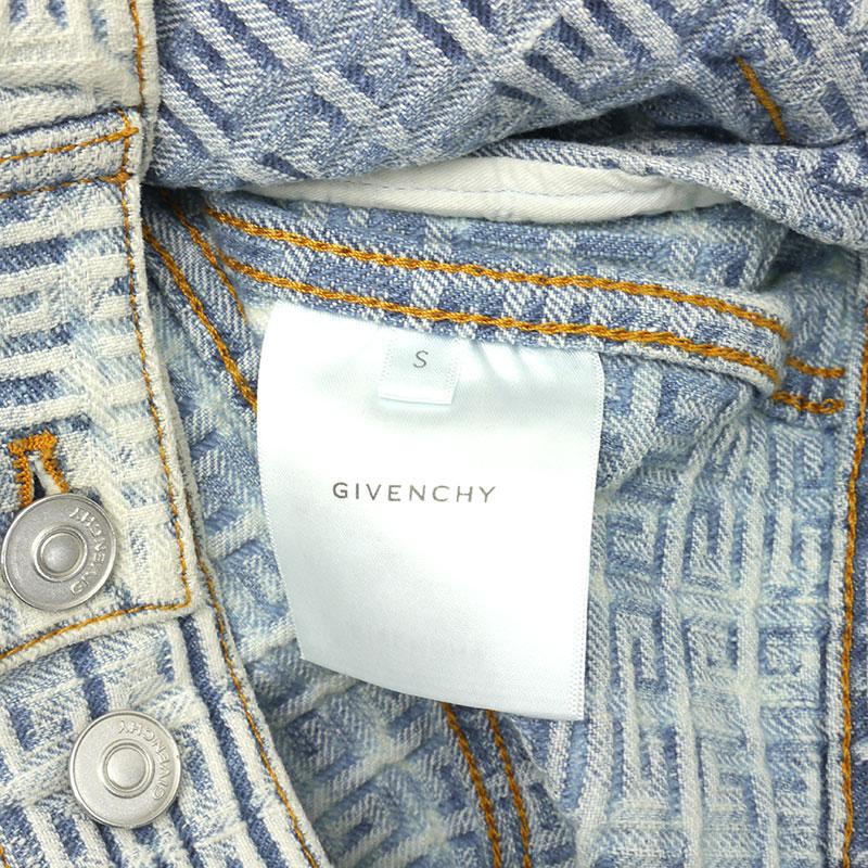 ジバンシー 4Gモチーフデニムジャケット BM00Q65Y31 S GIVENCHY（ジバンシィ） ジバンシー GIVENCHY 4Gモチーフデニム