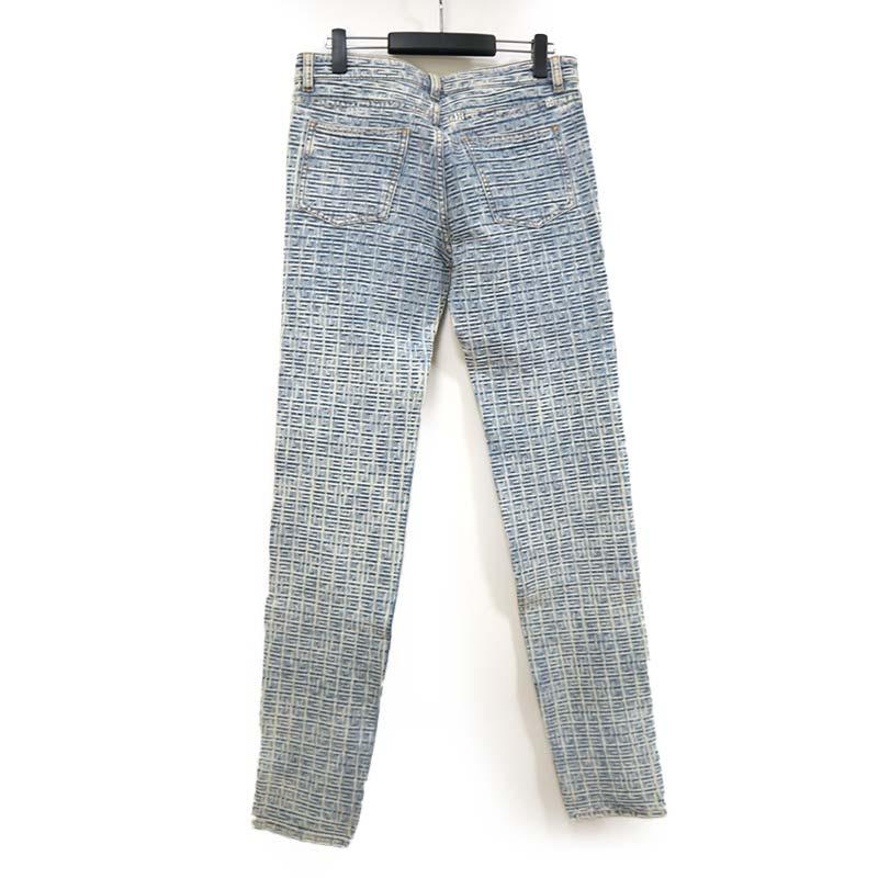 ジバンシィ 4Gロゴエンボス ブリーチデニム BM513J5Y31 サイズ30 GIVENCHY（ジバンシィ） GIVENCHY 4Gロゴエンボス ブリーチデニム