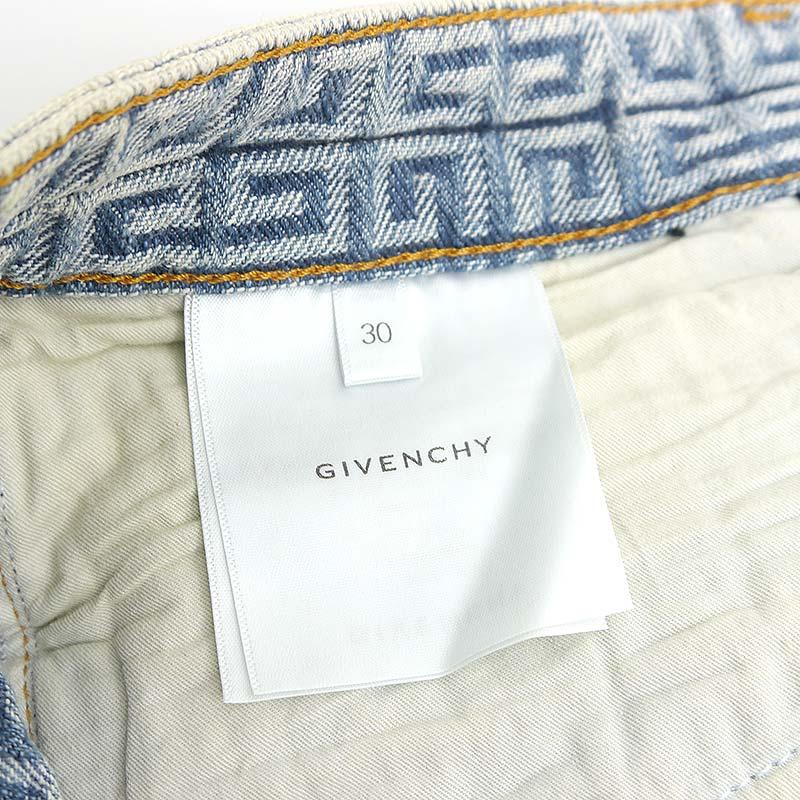 GIVENCHY（ジバンシィ） GIVENCHY 4Gロゴエンボス ブリーチデニム