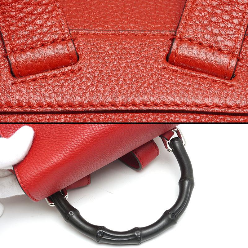 GUCCI グッチ バックパック リュック バンブー 387149 レザー