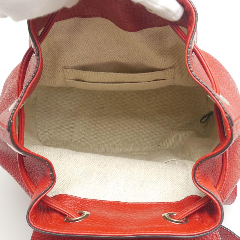 GUCCI グッチ バックパック リュック バンブー 387149 レザー