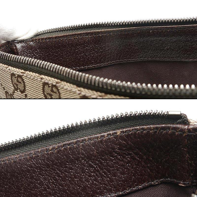 GUCCI（グッチ） ショルダーバッグ 110054 GGキャンバス×レザー A4