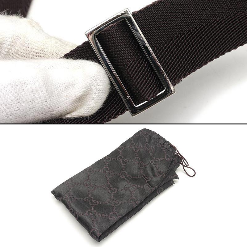 GUCCI（グッチ） ショルダーバッグ 110054 GGキャンバス×レザー A4