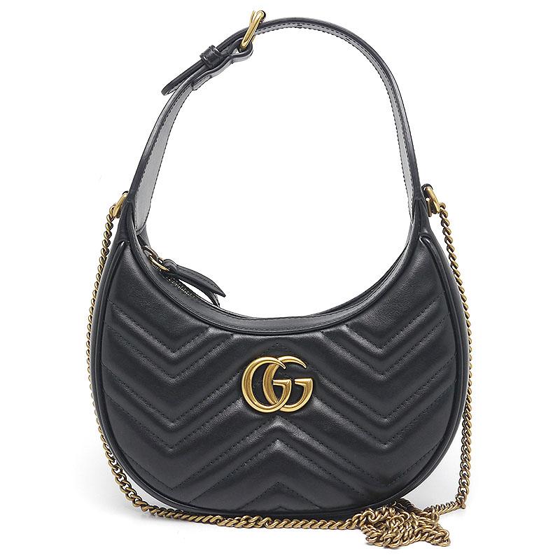 GUCCI（グッチ） ハーフムーンシェイプ ミニバッグ 699514 DTDHT 1000