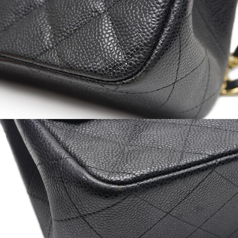 CHANEL シャネル　マトラッセ　30 キャビアスキン　ゴールド　ショルダー シャネル マトラッセ キャビアスキン チェーンショルダーバッグ