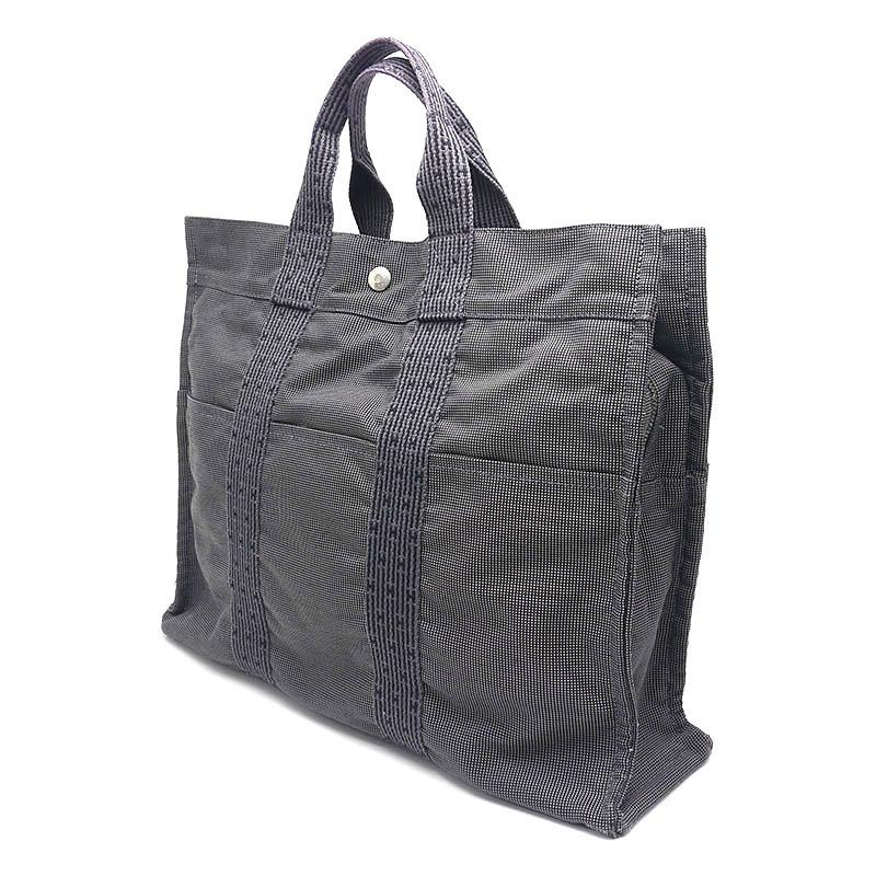 HERMES（エルメス） エールライントートMM キャンバス ハンドバッグ A4