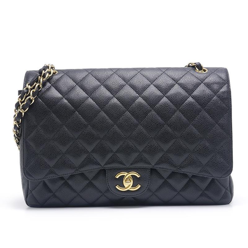 CHANEL（シャネル） デカマトラッセ34 マキシ Wチェーンショルダー