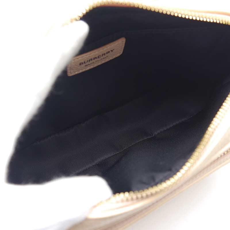 バーバリー カメラバッグ ピーチピンク レザー ショルダーバッグ ポシェット BURBERRY - バーバリー カメラバッグ ピーチピンク レザー ショルダー