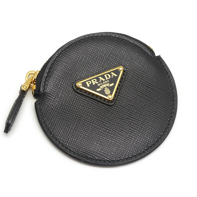 PRADA（プラダ） サフィアーノ ラウンドコインケース 小銭入れ 丸形