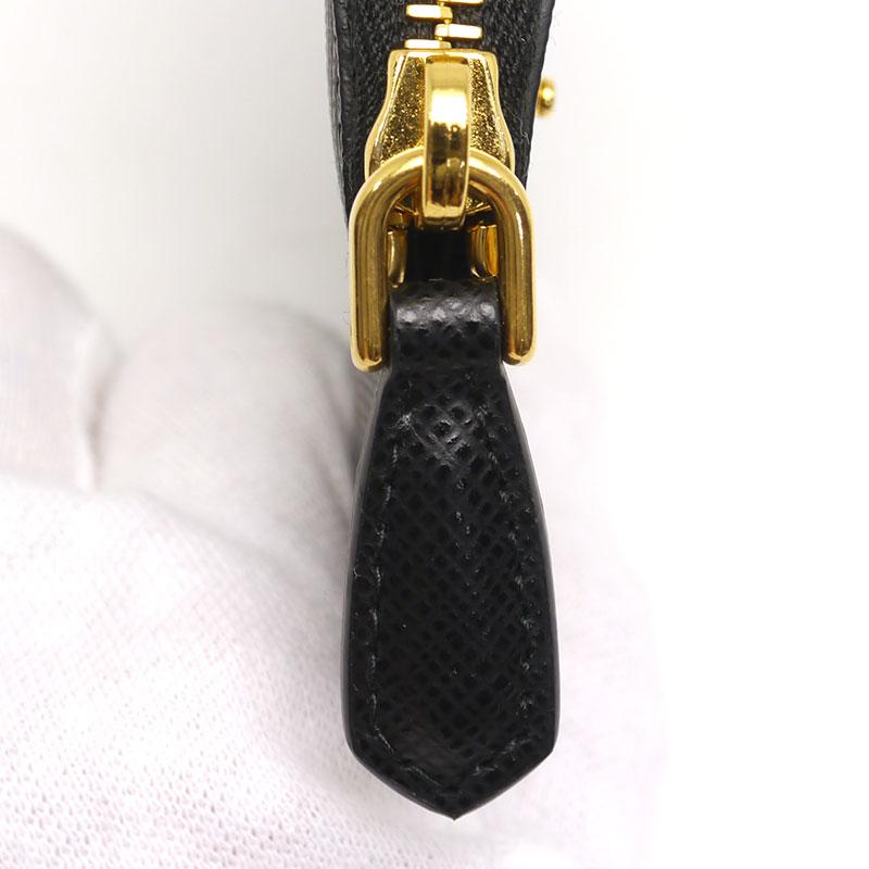 PRADA（プラダ） サフィアーノ ラウンドコインケース 小銭入れ 丸形