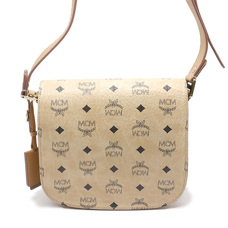 MCM エムシーエム ショルダーバッグ ヴィセトス ベージュ : 質屋 