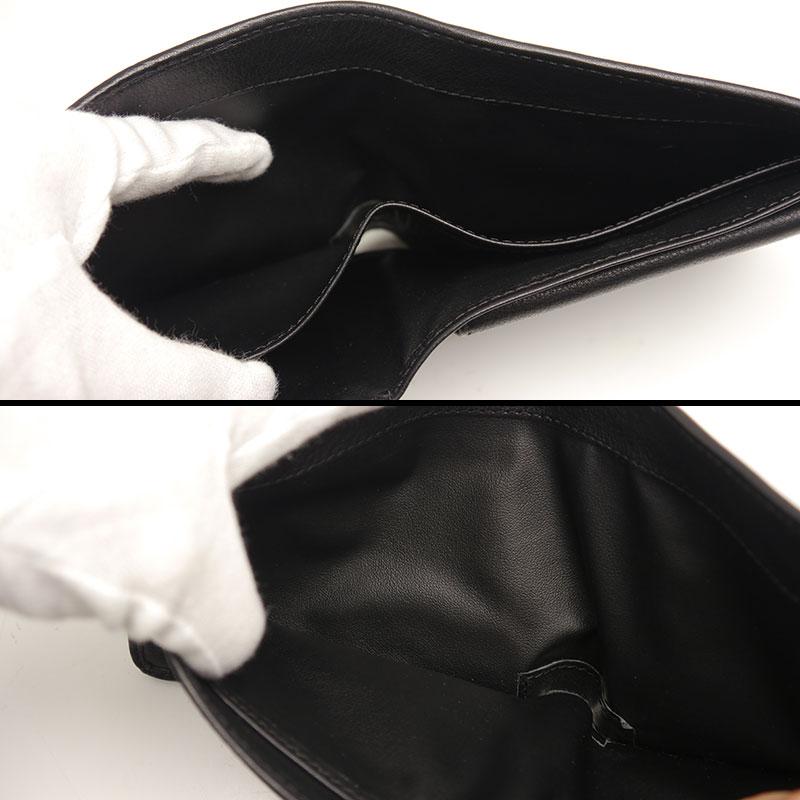 CELINE セリーヌ 二つ折り財布 マカダム ブラック メンズ : 質屋 CELINE セリーヌ 二つ折り財布 マカダム ブラック メンズ : 質屋