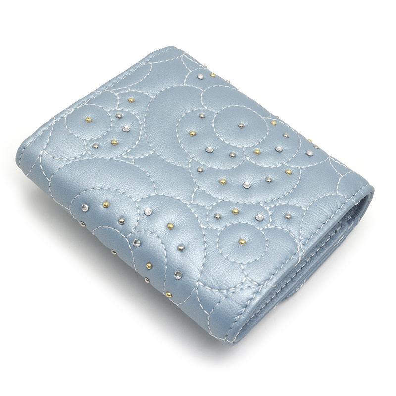 シャネル カメリア スモールフラップウォレット 3つ折り財布 A83570 CHANEL（シャネル） カメリア スモールフラップウォレット 3つ折り財布