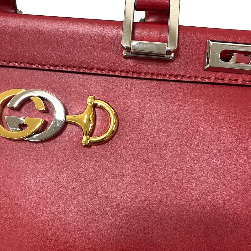 GUCCI（グッチ） ズゥミ ミディアム トップハンドルバッグ 564714 2WAY 