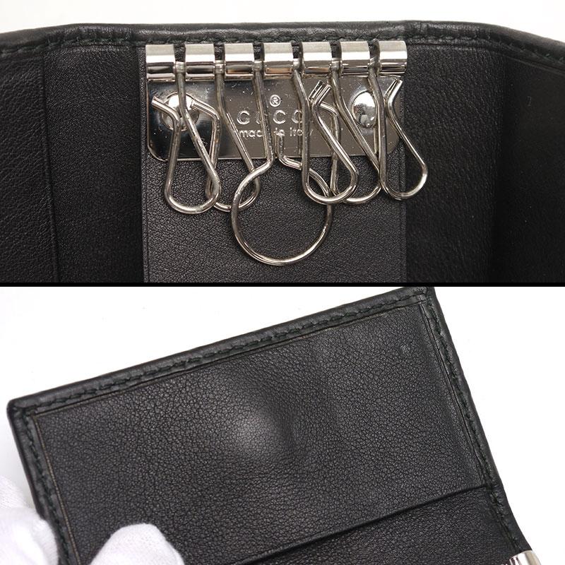 GUCCI（グッチ） インターロッキングG レザー キーケース 6連 181680