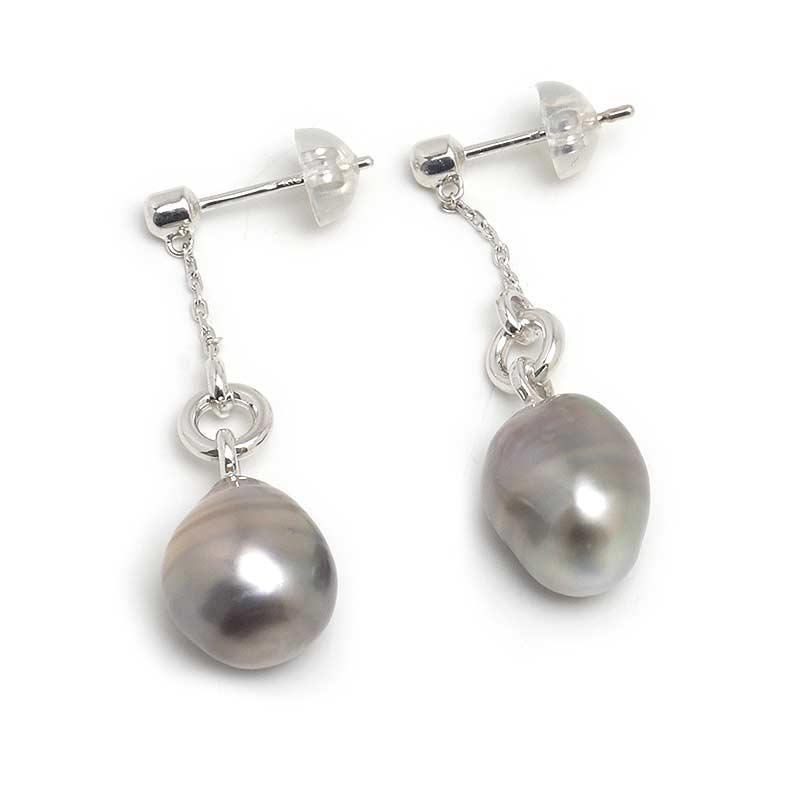 MIKIMOTO（ミキモト） ミキモトペルリータ バロックパールピアス K18WG