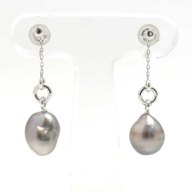 MIKIMOTO（ミキモト） ミキモトペルリータ バロックパールピアス K18WG