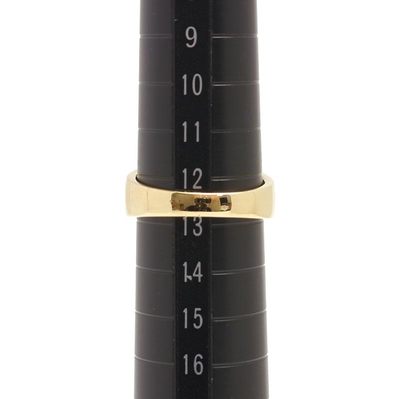 エメラルドダイヤモンドリング 約12.5号 K18YG・エメラルド0.42ct 