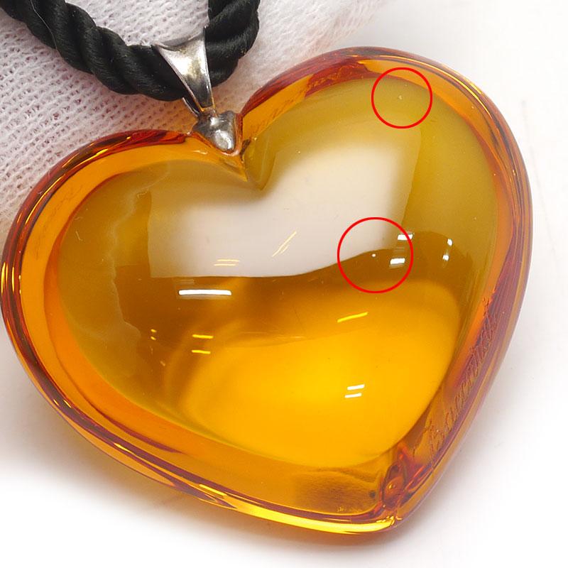 【美品・箱付き】バカラ／ハートトップ ネックレス SV925 楽天市場】Baccarat【バカラ】ハートトップ ネックレス SV925 約