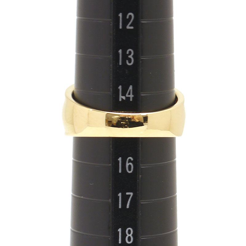 ルビーダイヤモンドリング 約15号 K18YG・ルビー0.94ct・ダイヤ0.52ct