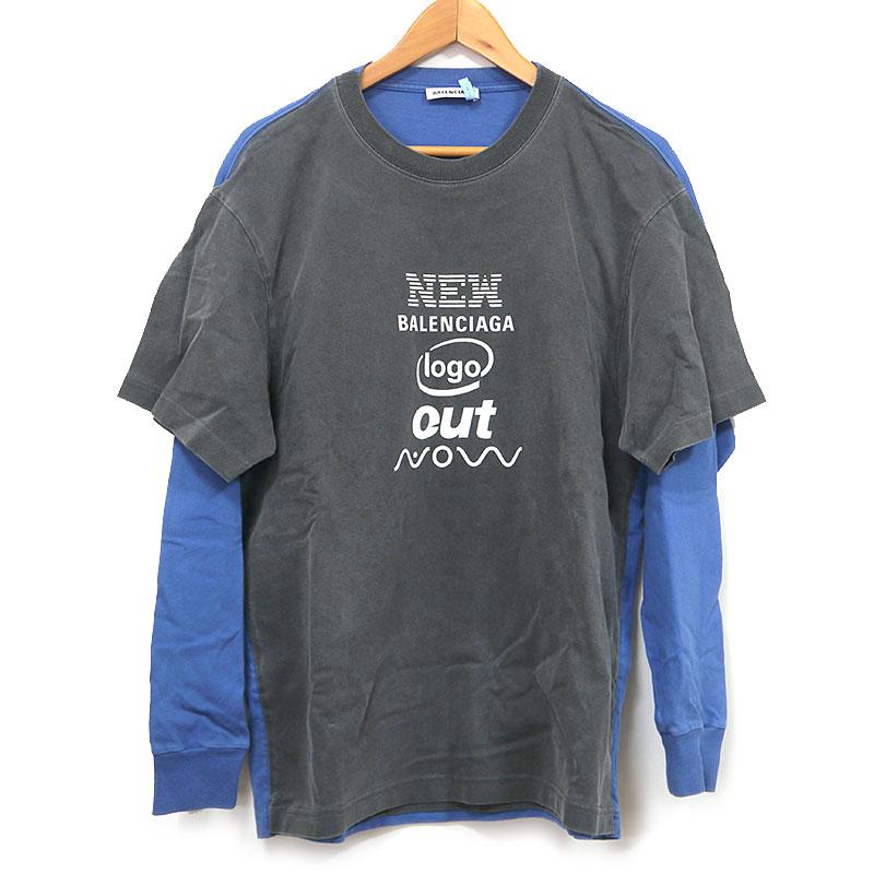 BALENCIAGA（バレンシアガ） ドッキングTシャツ 518237 ロンT XS