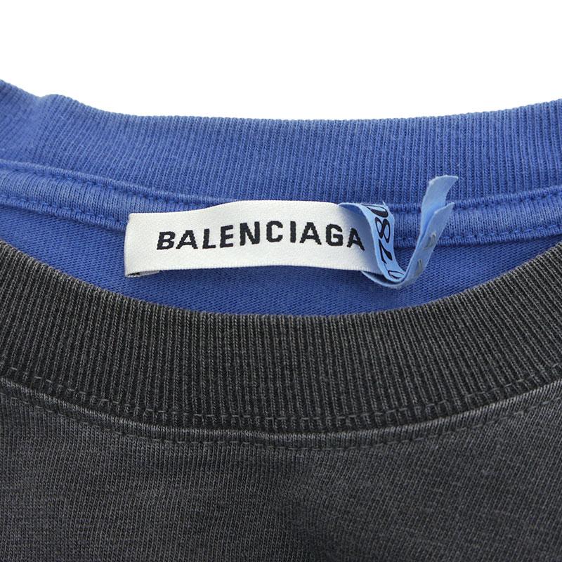 BALENCIAGA（バレンシアガ） ドッキングTシャツ 518237 ロンT XS