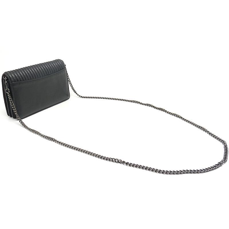 COACH コーチ チェーンショルダーバッグ 31871 レザー ブラック 星  