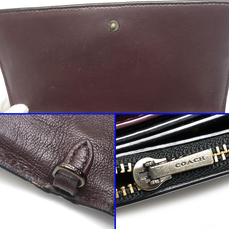 COACH コーチ チェーンショルダーバッグ 31871 レザー ブラック 星  