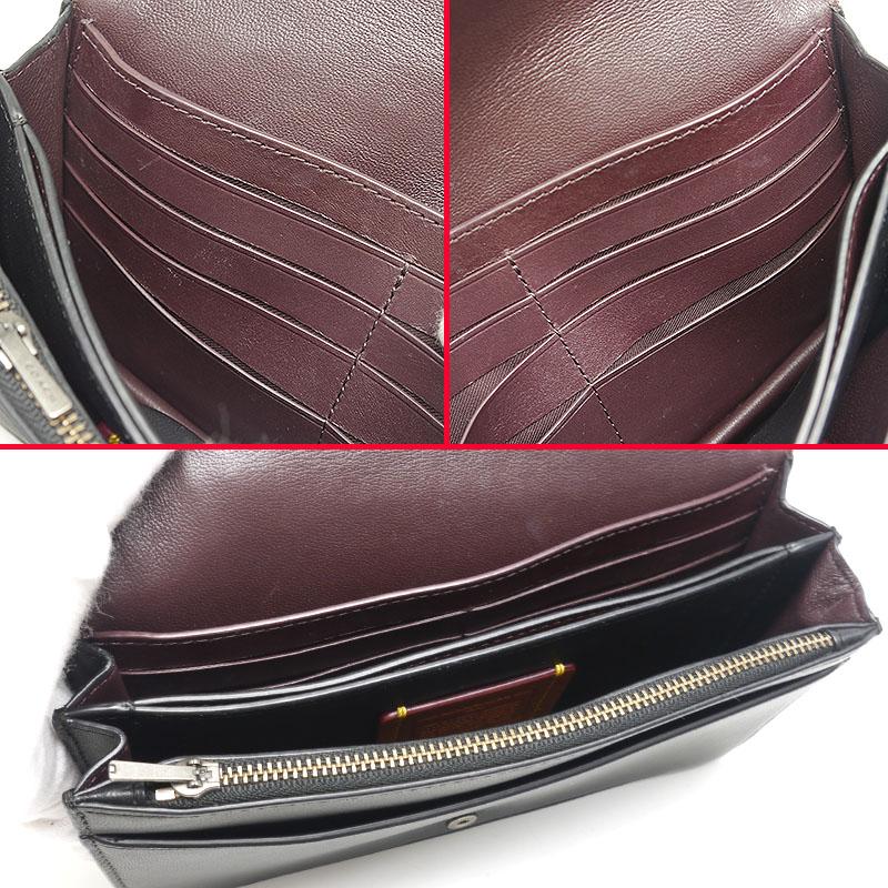 COACH コーチ チェーンショルダーバッグ 31871 レザー ブラック 星  