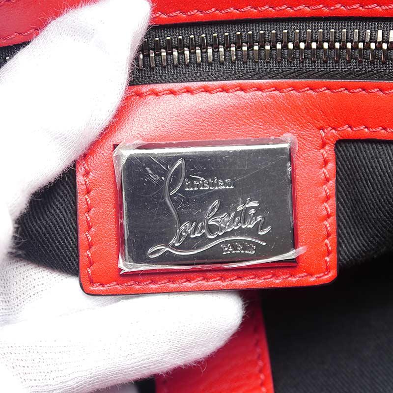 クリスチャンルブタン Christian Louboutin アポルビ 1175019 ナイロン×レザー レッド リュック_5