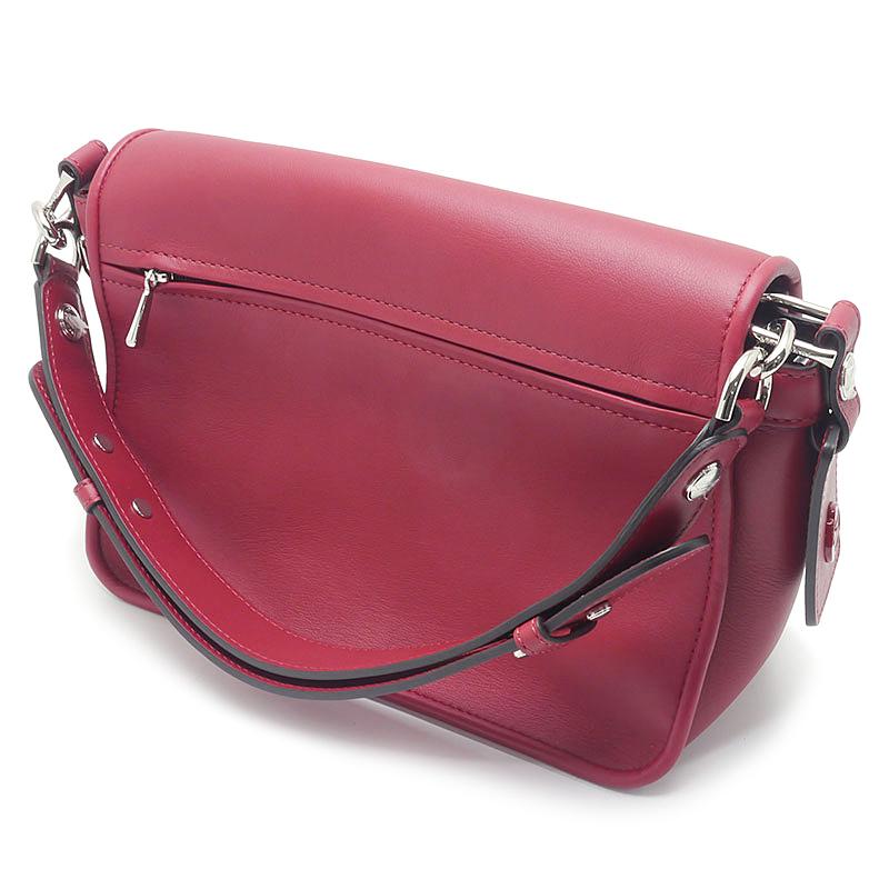 LONGCHAMP ロンシャン マドモワゼル ショルダーバッグ レザー 赤  