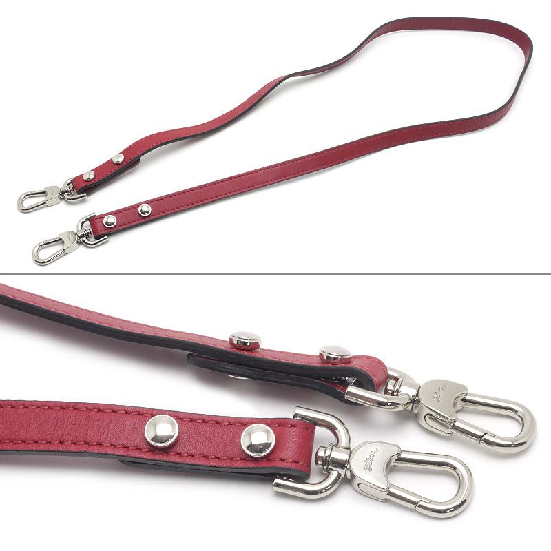 LONGCHAMP ロンシャン マドモワゼル ショルダーバッグ レザー 赤  