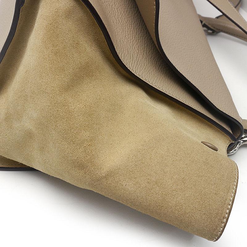CELINE 2way ハンドバッグトラペーズミディアムレザー×スエード