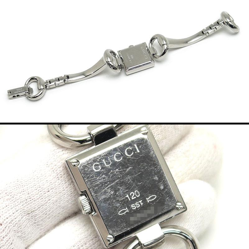 グッチ GUCCI トルナヴォーニ クォーツ 4Pダイヤ SS ブラウン文字盤 GUCCI（グッチ） トルナヴォーニ クォーツ 4Pダイヤ SS ブラウン文字盤