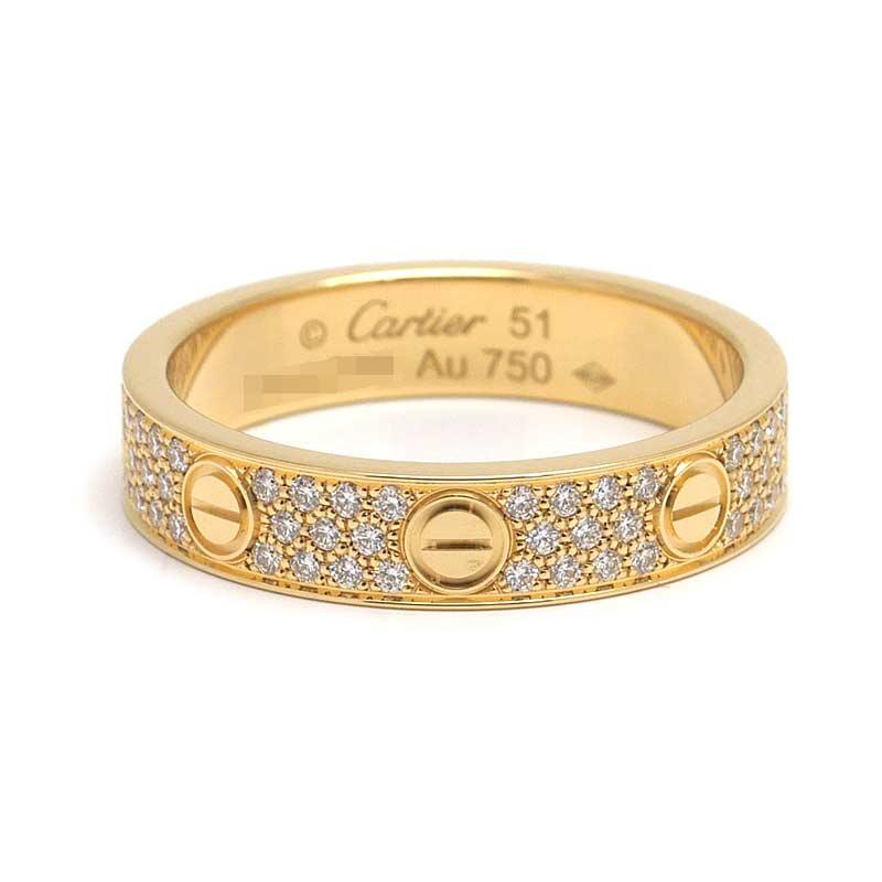 Cartier（カルティエ） ミニラブリング #51 750YG ダイヤモンド
