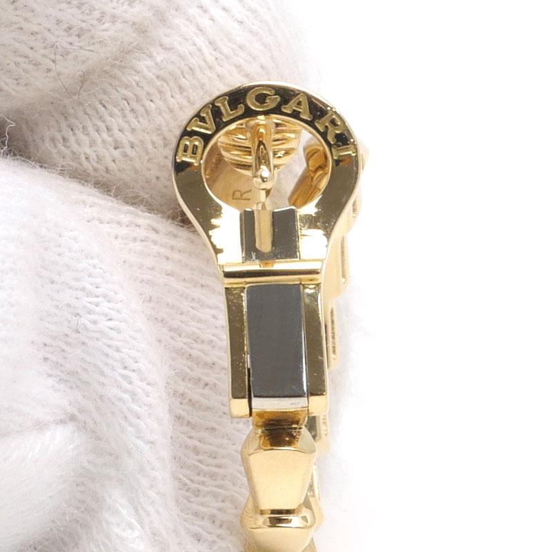 BVLGARIフープピアス BVLGARI（ブルガリ） セルペンティ ヴァイパー ピアス 750YG 蛇 フープ