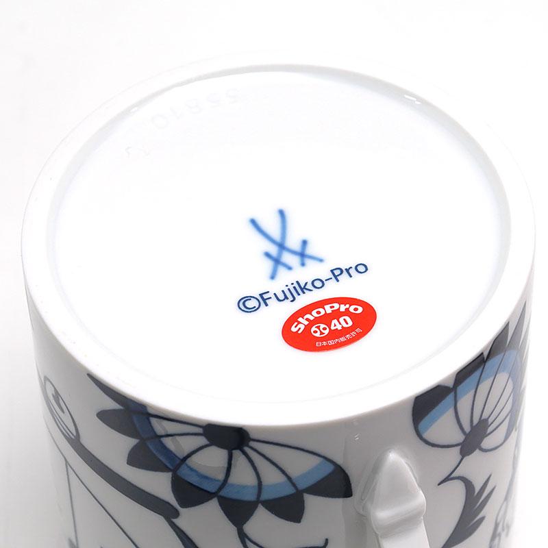 マイセン MEISSEN ドラえもん マグカップ ブルーオニオン 310ml 美品