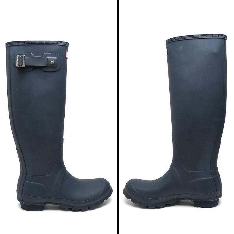 ハンター HUNTER レインシューズ トールブーツ ネイビー　UK6 HUNTER ハンター レインブーツ UK6 トール ネイビー : 質屋