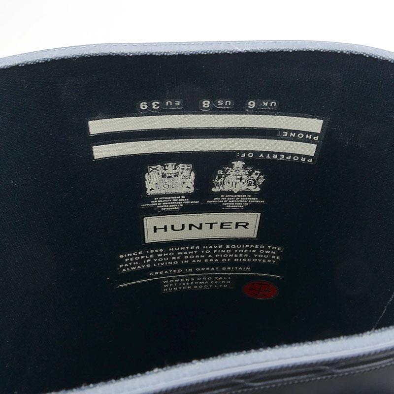 ハンター HUNTER レインシューズ トールブーツ ネイビー　UK6 HUNTER ハンター レインブーツ UK6 トール ネイビー : 質屋
