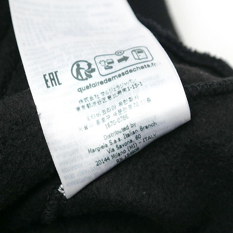 MM6 Maison Margiela ジップアップパーカー S62GU0121 裏起毛 ブラック