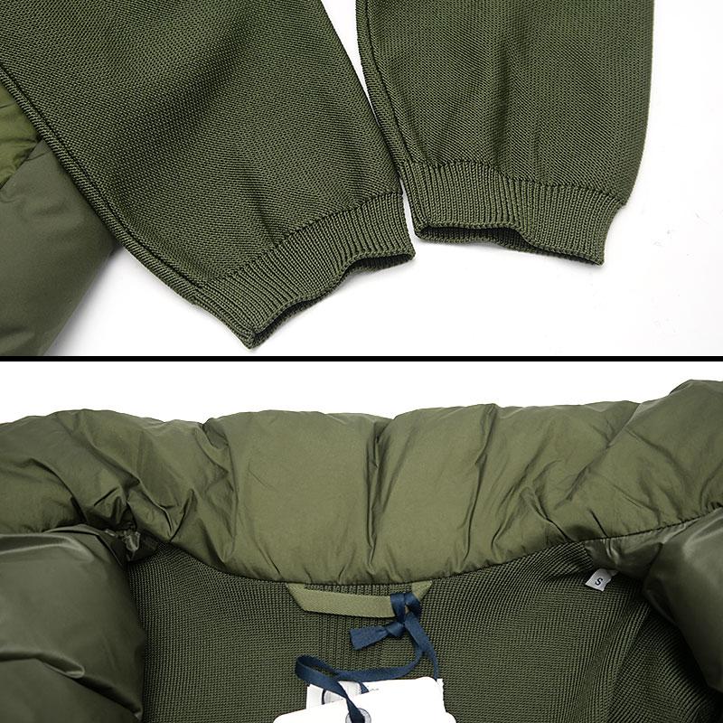 MONCLER（モンクレール） MONTCLER ニット切替ダウンジャケット 