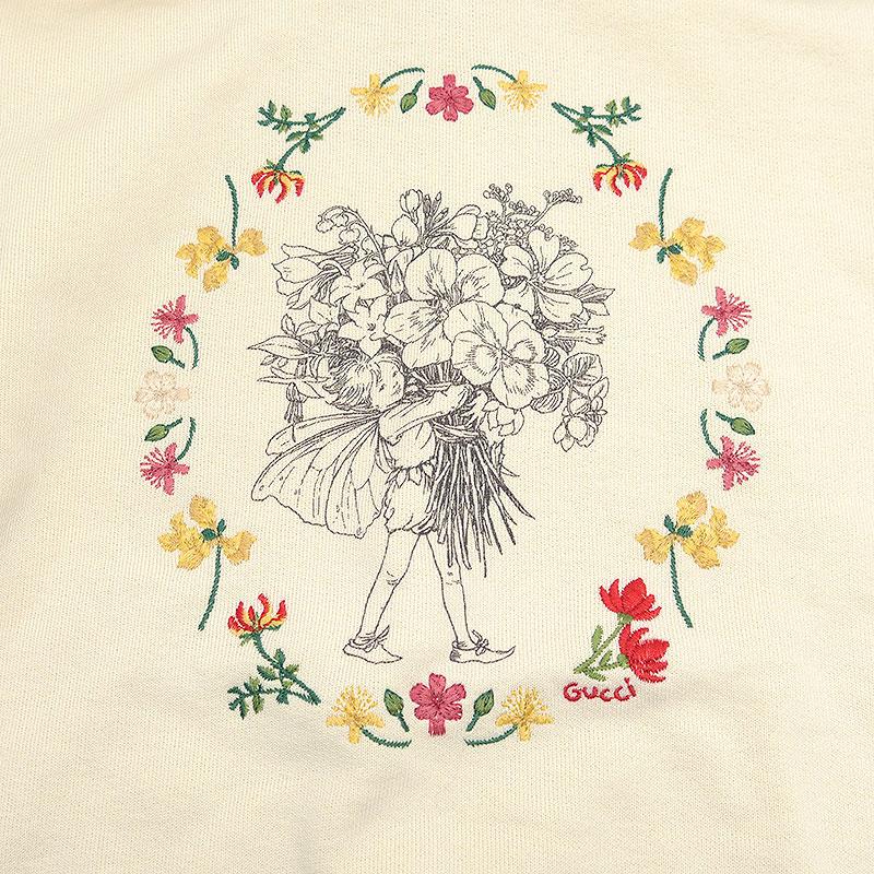 グッチ GUCCI ベビー コットンパーカー 703617 24 クリーム系 フラワーフェアリー_2